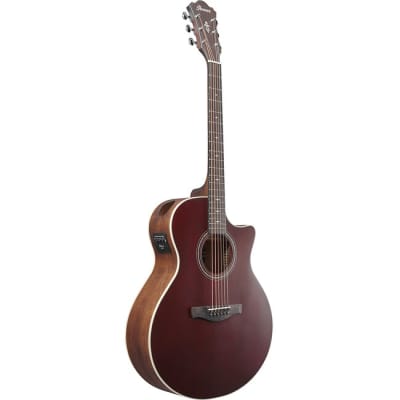 Ibanez IBANEZ AE100-BUF Elektro-Akustik-Gitarre, burgundy flat for sale