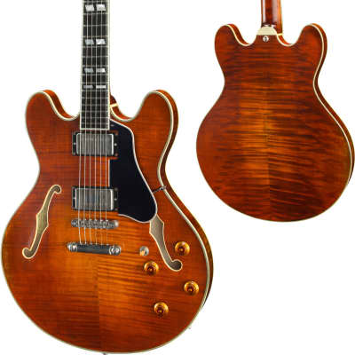 Eastman T59/V Thinline Guitar Antique Classic Finish w/ Hardshell Case image 3