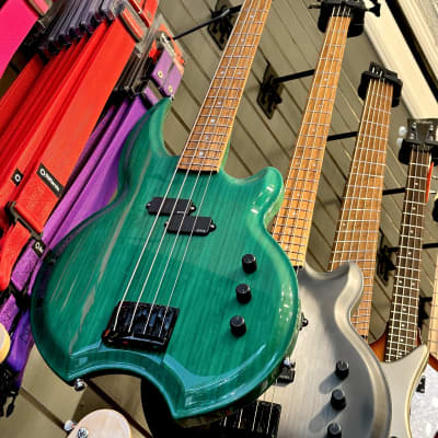 Licea Guitars Mr. Green Machine Bamboo Bass Guitar w/ Gig Bag for sale