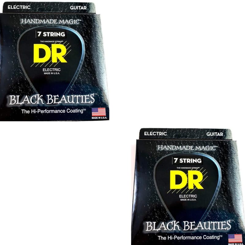 DR Guitar Strings Acoustic 2-Pack K3 Black Beauties Coated 11-50