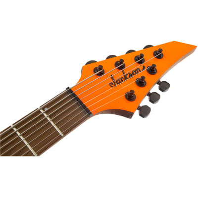 Jackson Pro Series Misha Mansoor Juggernaut HT7 7-String Guitar, Neon Orange image 6