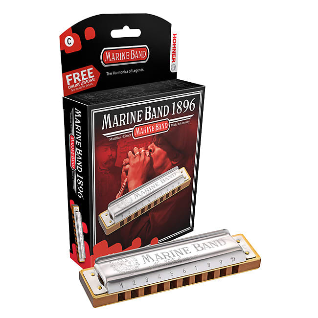 Hohner Marine Band 1896 Harmonica A image 1