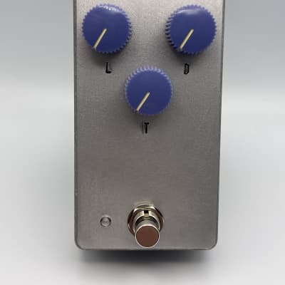RCO Pedals Crystal Drive (Chrysalis w/ D9E Germanium Diodes 2024 - Raw aluminum with vintage violet cupcake knobs for sale