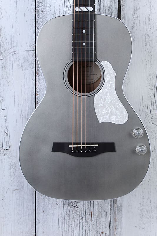 Godin Rialto JR Gray Satina Q-Discrete Acoustic Electric Guitar with Gig Bag image 1
