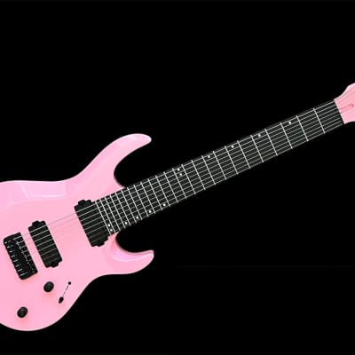 2022 Kiesel Aries 8 String - Light Pink Gloss image 2
