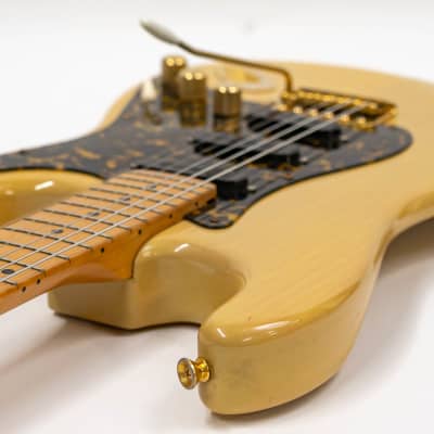 Chandler San Francisco Electric Guitar w/ Gigbag - Transparent Yellow - Vintage image 8