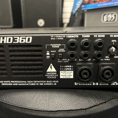 EBS HD360 30th Anniversary Edition Solid State Bass Amplifier Head - Black. Excellent condition! image 7