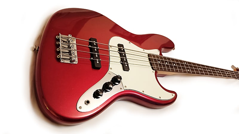 ベース GRASS ROOTS G-JB-55R Candy Apple Red Electric Bass Guitar Grass Roots G-JB-55R Candy Apple Red S