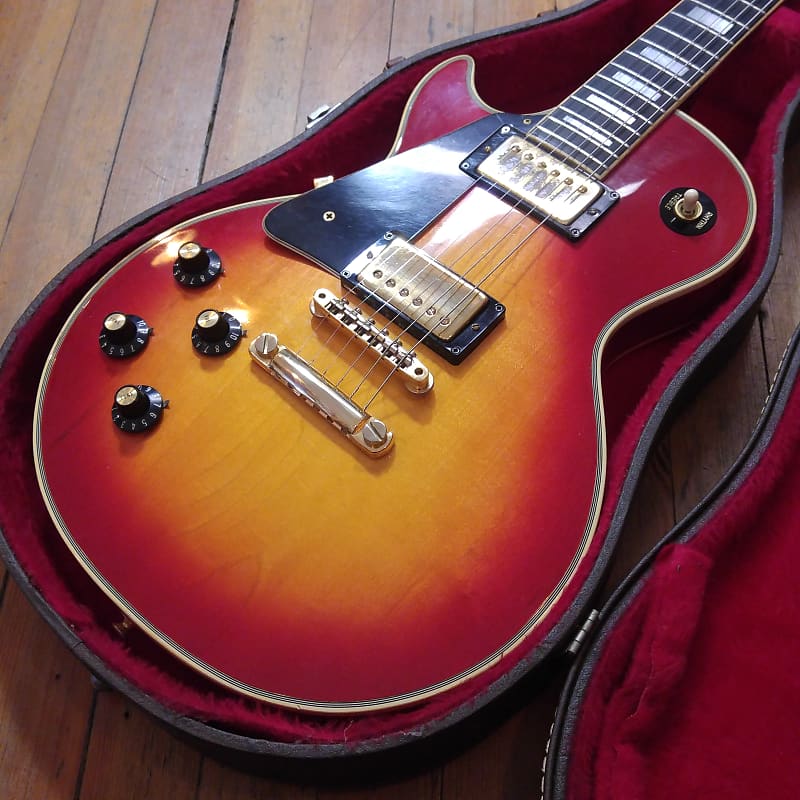 Gibson Les Paul Custom Left-Handed Cherry Sunburst #182322 Norlin-Era w/Gibson Case image 1