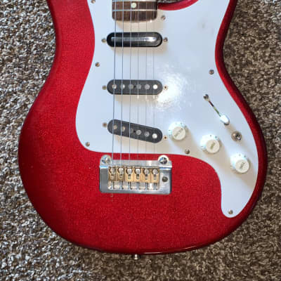 Vintage 1980’s Washburn Force 30 Tele  electric made in japan 1983 Red image 3