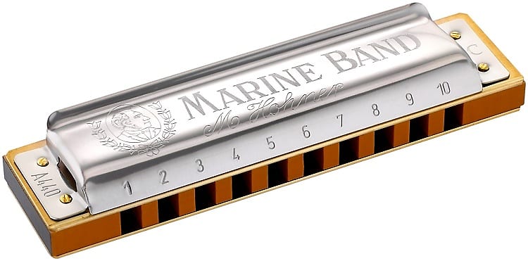 Hohner Marine Band 1896 Harmonica - Key of F Sharp image 1