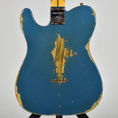 Fender Custom Shop Limited Edition '58 Telecaster - Heavy Relic, Aged Lake Placid Blue image 4