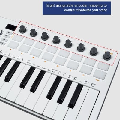 M-vave SMK-25 II Midi Keyboard Controller,25 | Reverb