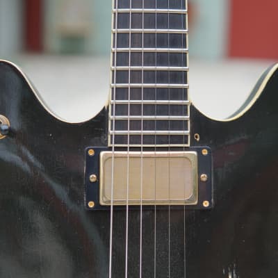 Banning Guitars 335 Handmade Northern California + Bigsby + Lambertone 2015 - Ebony image 18