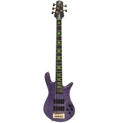 Spector Legend 5 Skyler Acord Signature Bass Guitar Violet Stain Matte image 1