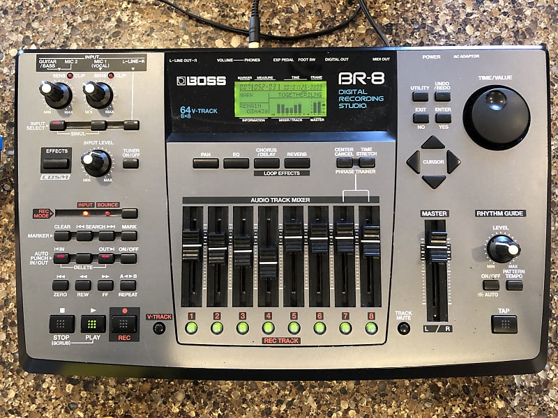 Boss BR8 Digital Recorder with 30 Zip Disks included. 2000s Reverb