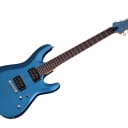 Schecter C-6 Deluxe Electric Guitar - Rosewood/Satin Metallic Light Blue - 431