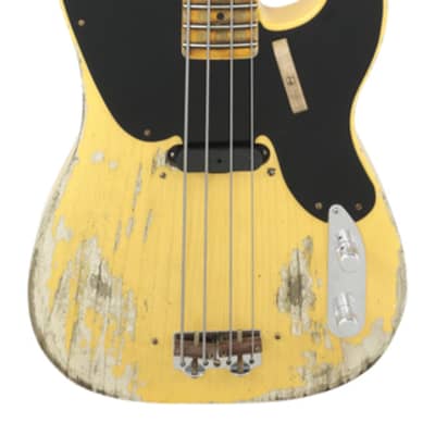 Fender Custom Shop Limited 51 Precision Bass Super Heavy Relic Nocaster Blonde image 2
