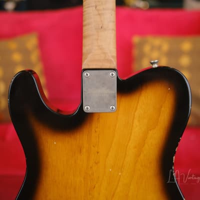 Xotic XTC-1 T-Style Electic Guitar - Medium Relic'd in a 2 Tone Sunburst  Finish - New Build (#3068)! image 8