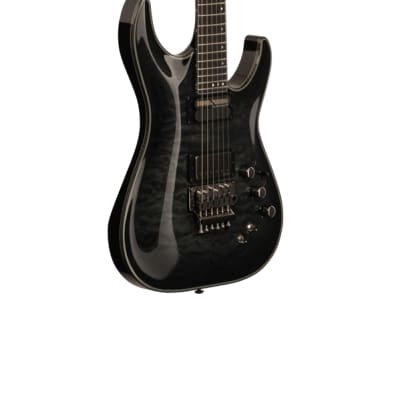 Schecter Hellraiser Hybrid C1FRS Electric Guitar Trans Black Burst image 9