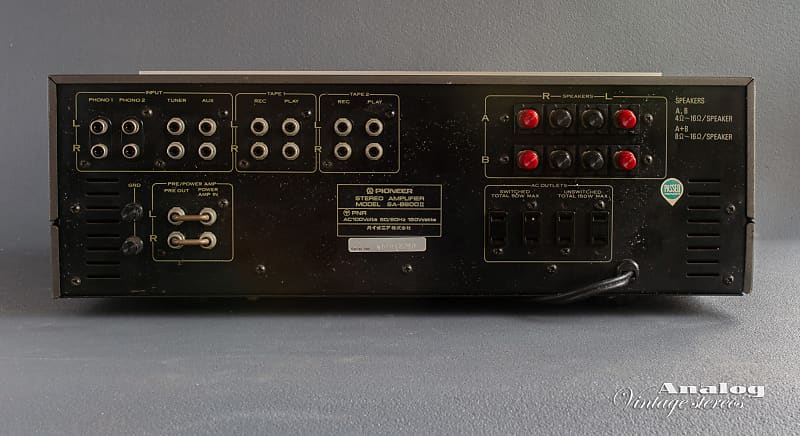 Pioneer SA-8800 mk2 Intefrated Amplifier | Reverb