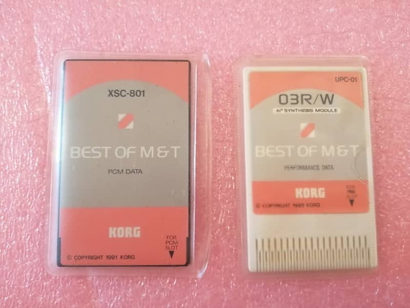 Korg 03R/W PCM and ROM card set USC-1S Best of M & T