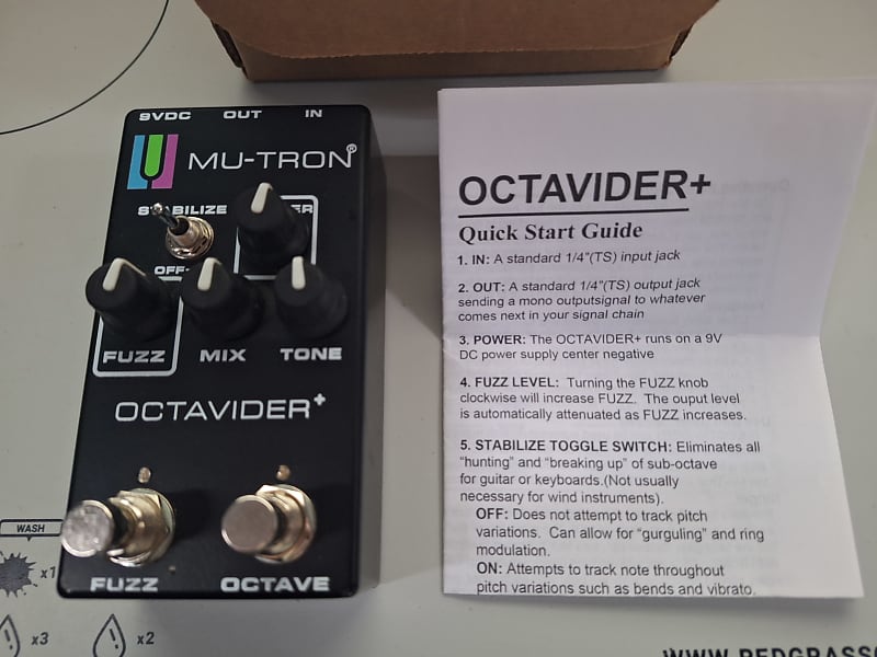 Mu-Tron Octavider+ - Limited Edition Black image 1