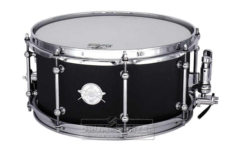 Dunnett Classic Titanium Snare Drum 13x6.5 Brushed Black image 1