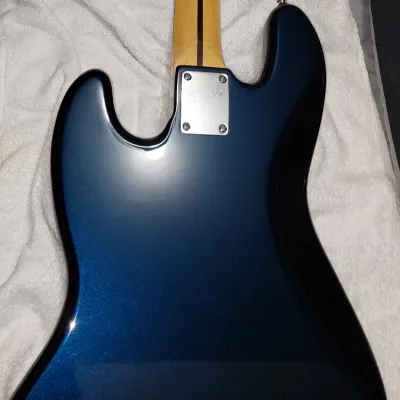 Squier 4string BASS 4 String JAZZ Bass Deluxe 2000 BLUE image 4
