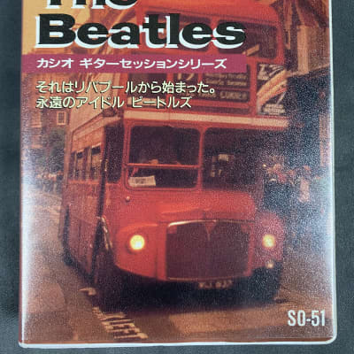 Casio The Beatles Cassette for EG-5 Guitar. Super Rare! 1980’s
