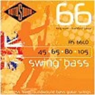 Rotosound RS66LD Swing Bass 66 Stainless 4 String Standard (45 - 65 - 80 - 105) Long Scale image 1