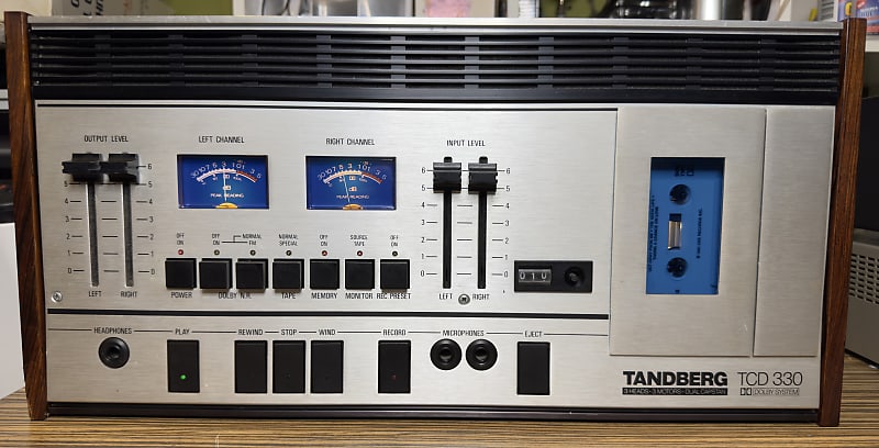 TANDBERG TCD 330 Stereo Cassette Deck | Serviced | Working | Made in Norway | Vintage Hi-Fi  			