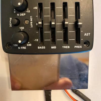 B-Band  A5T Acoustic Guitar Sidemount Preamp Fully chromatic tuner image 1