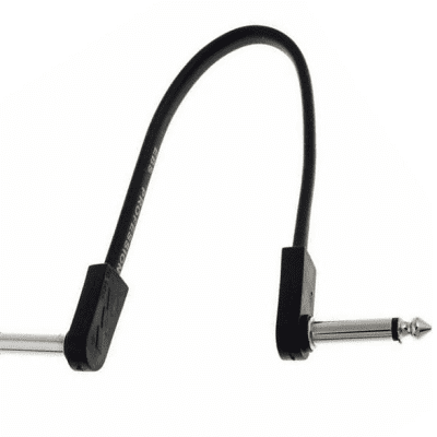 EBS Deluxe Flat Patch Cable - Right Angle to Right Angle - 18cm (7.09") image 1