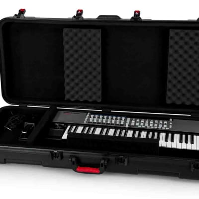 Gator Cases GTSA-KEY61 Keyboard Case for 61-note Keyboards with Wheels image 4
