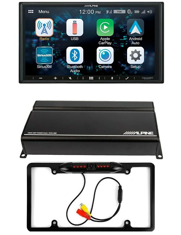 Alpine ILX-W670 + Alpine KTA-450 + CAM1800B Car Stereo Bundle | Reverb