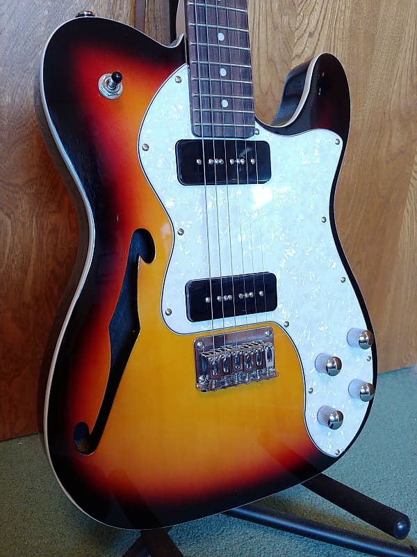 Firefly Ffth Semi-hollow P90 T-style 2023 - 3 Color Sunburst 