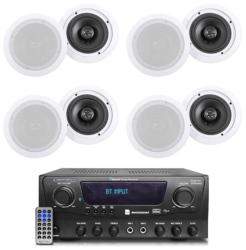 Technical Pro RXM7BT Home Receiver Bluetooth Amplifier+(8) | Reverb