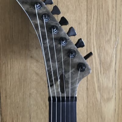 Black Diamond Custom Gandalf guitar Reverse Headstock Korina image 4