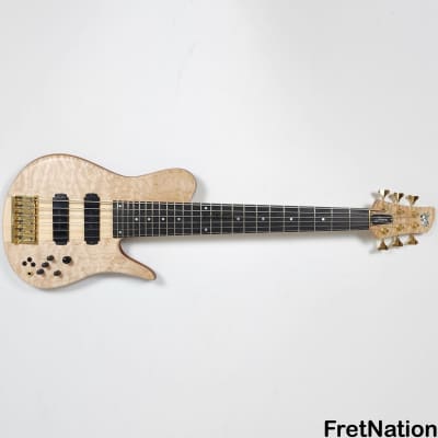Fodera Imperial Elite 6-String Bass Single Cut Quilted Maple Mahogany Neck-Thru 11.5lbs I61484N image 23