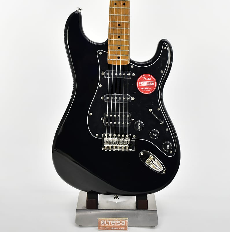 Squier Classic Vibe '70s Stratocaster HSS with Maple Fretboard 2021 Black 3643gr image 1