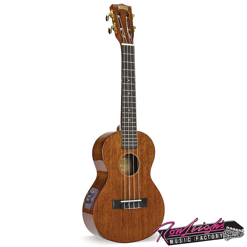 Mahalo MJ3VTVNA Java Series Electric Tenor Ukulele with Bag in Vintage Natural Reverb