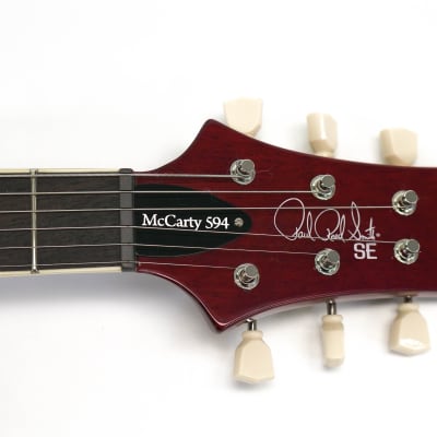 PRS SE McCarty 594 Singlecut Electric Guitar - Vintage Cherry image 5