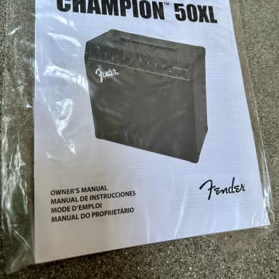 Fender CHAMPION 50XL Guitar Amp Amplifier Owners Manual Brochure New image 1