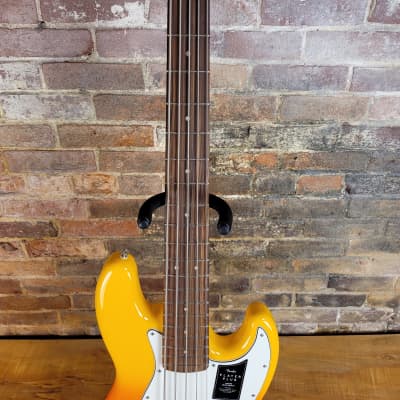Fender Player Plus Jazz Bass V with Deluxe Bag - Tequila Sunrise image 5