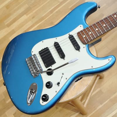 FENDER Standard Stratocaster HSS Lake Placid Blue / 2017 Made In Mexico / EMG 81 & SA Upgrades for sale