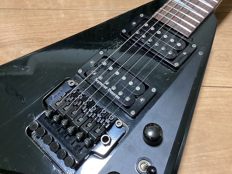 Jackson Stars Neck thru RR V Seymour Duncan MIJ made in Japan Randy Rhoads  | Reverb Brazil