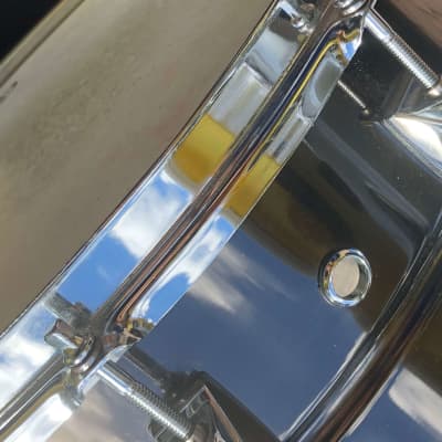 Yamaha SD-465MK Manu Katche 6.5x14" Seamless Brass Snare Drum image 6