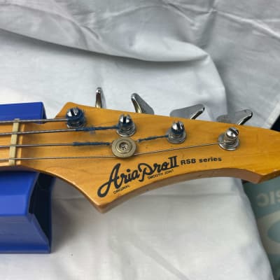 Aria Pro II RSB Series 4-string Bass - headstock poorly repaired - MIJ Made In Japan Vintage image 9