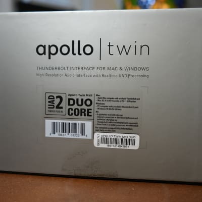 Universal Audio Apollo Twin DUO MKII Thunderbolt Audio Interface 2019 - Present - Dark Grey image 14